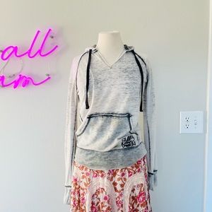 Billabong Grey Pullover Sweater Hoodie